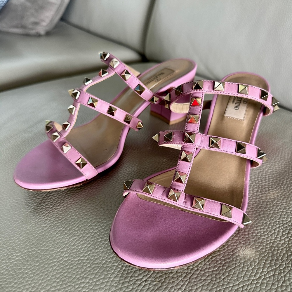 ROCKSTUD SLIDE SANDAL 60MM Size 38.5